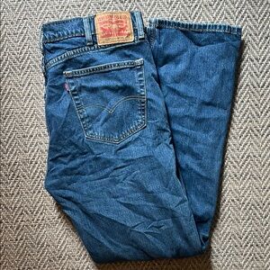 Levi's Blue Straight Jeans Classic Denim